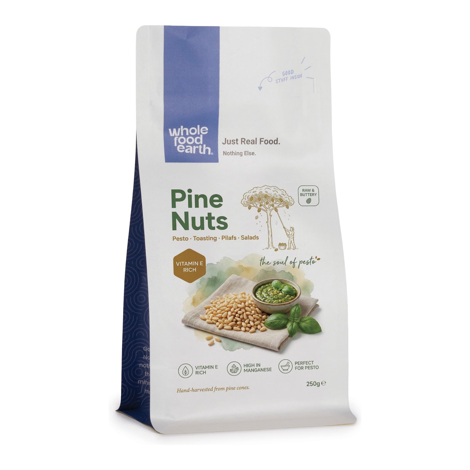 Wholefood Earth - Pine Nuts, 250 g