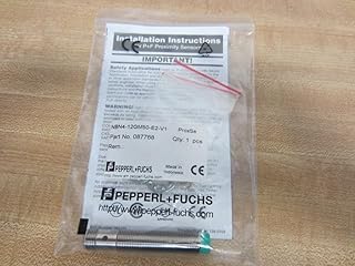 PEPPERL & FUCHS NBN4-12GM50-E2-V1 4 MM OPERATING DISTANCE, CONNECTOR PLUG, PNP OUTPUT TYPE, INDUCTIVE SENSOR, 5-36 VDC, N/O SWITCHING FUNCTION, NON-FLUSH, 3-PIN, M12 X 1 THREADING, 0-2650 HZ SWITCHING