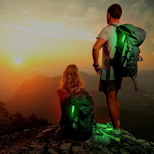 Miniatura 4 de Luces LED de seguridad recargables USB-C (paquete de 2) - Luces estroboscópicas con clip para corredores, corredores, caminantes, niños, perros