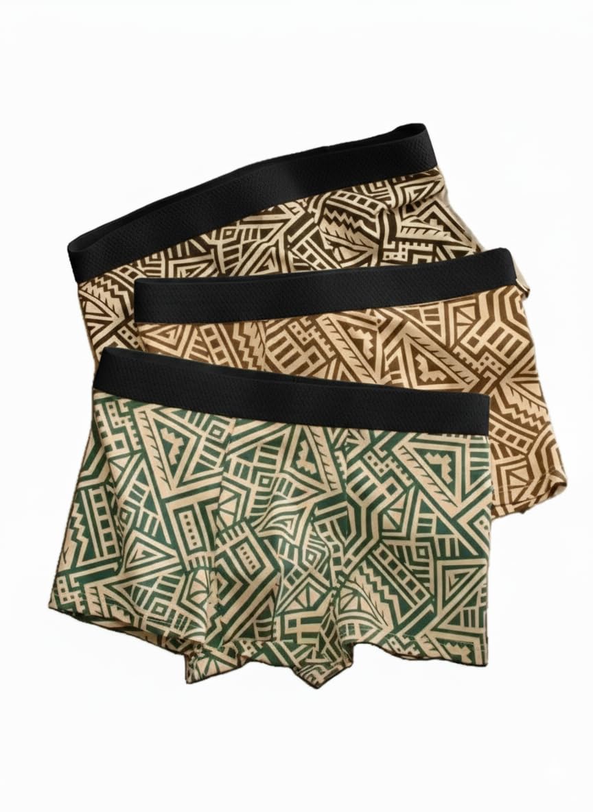 redx Men Underwear || Men Trunk || Trunks for Man || Mens Boxers || Trunks Perfect for Everyday Comfort & Travel || Printed Underwear Pack of 3-picture-42
