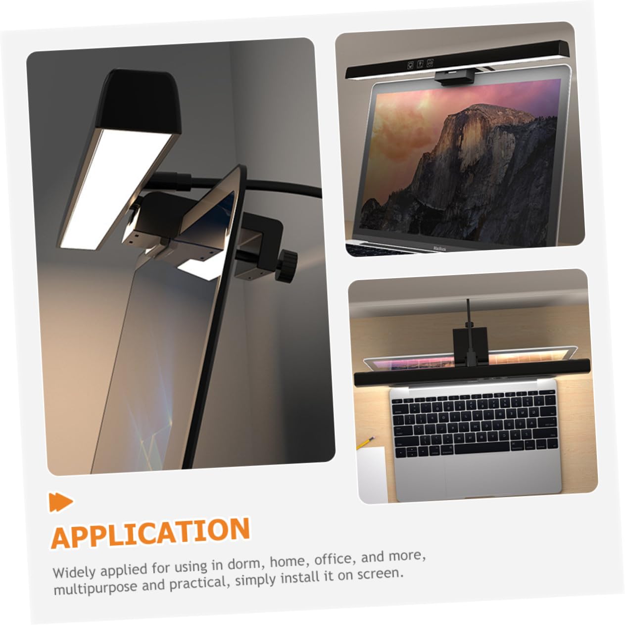 Lampe de Moniteur LED USB pour Écran D’ordinateur, Barre Lumineuse Abs-pc, 5v/1a, pour Bureau et Dortoir