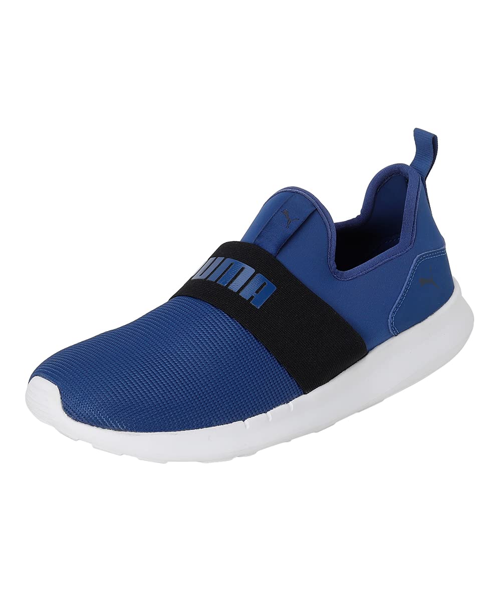 Puma Mens Relax Knit Slip on Blazing Blue-White-Parisian Night Sneaker - 6UK (38869803) (B0BSLJ5F6M) Amazon Price History, Amazon Price Tracker