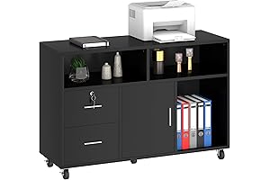 YITAHOME Corner File Cabinet: Compact Office Solution with Ample Storage