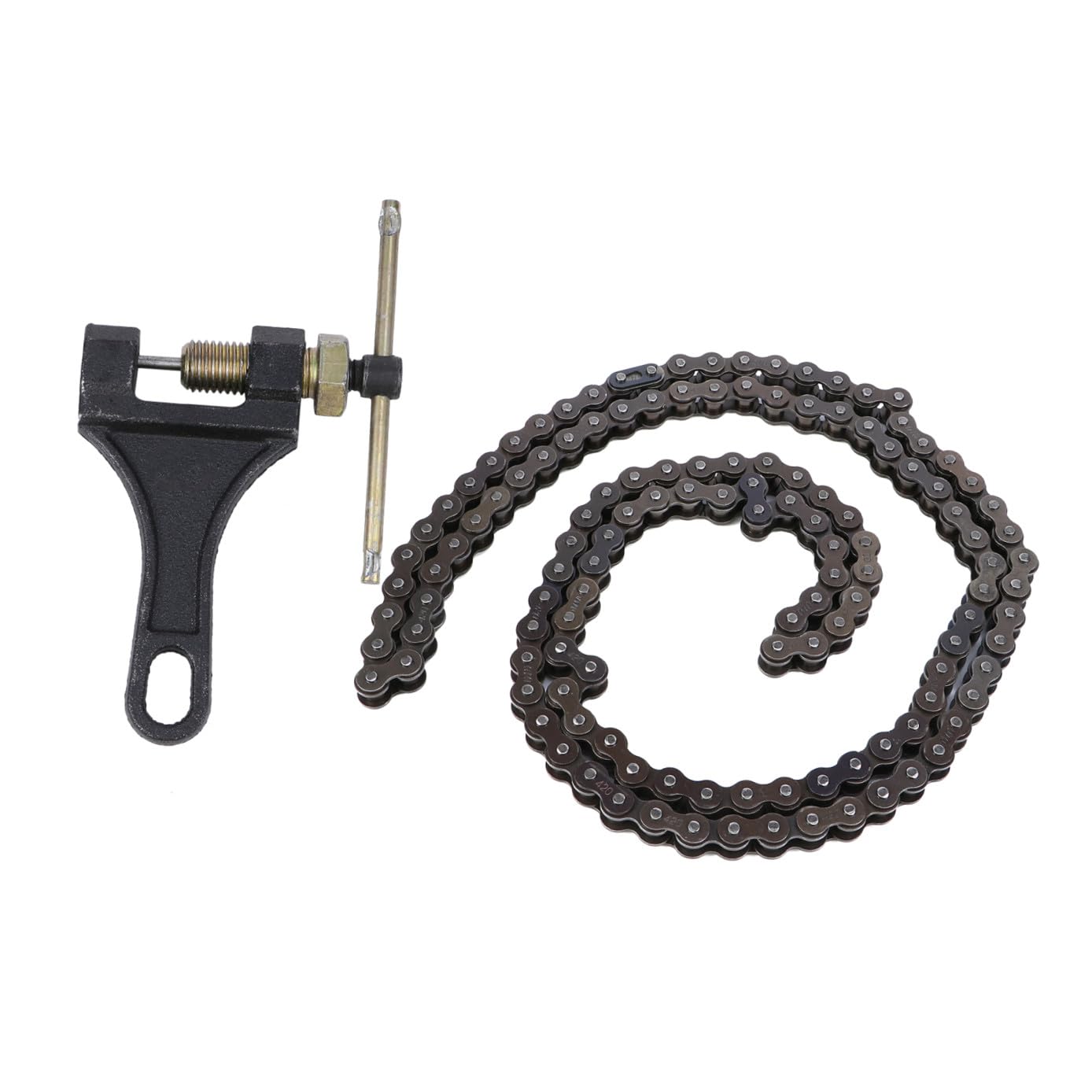 Atv Motorbike Replacement Chain Set with Links And Construction Dirt Bike Chain for Motorbike Parts