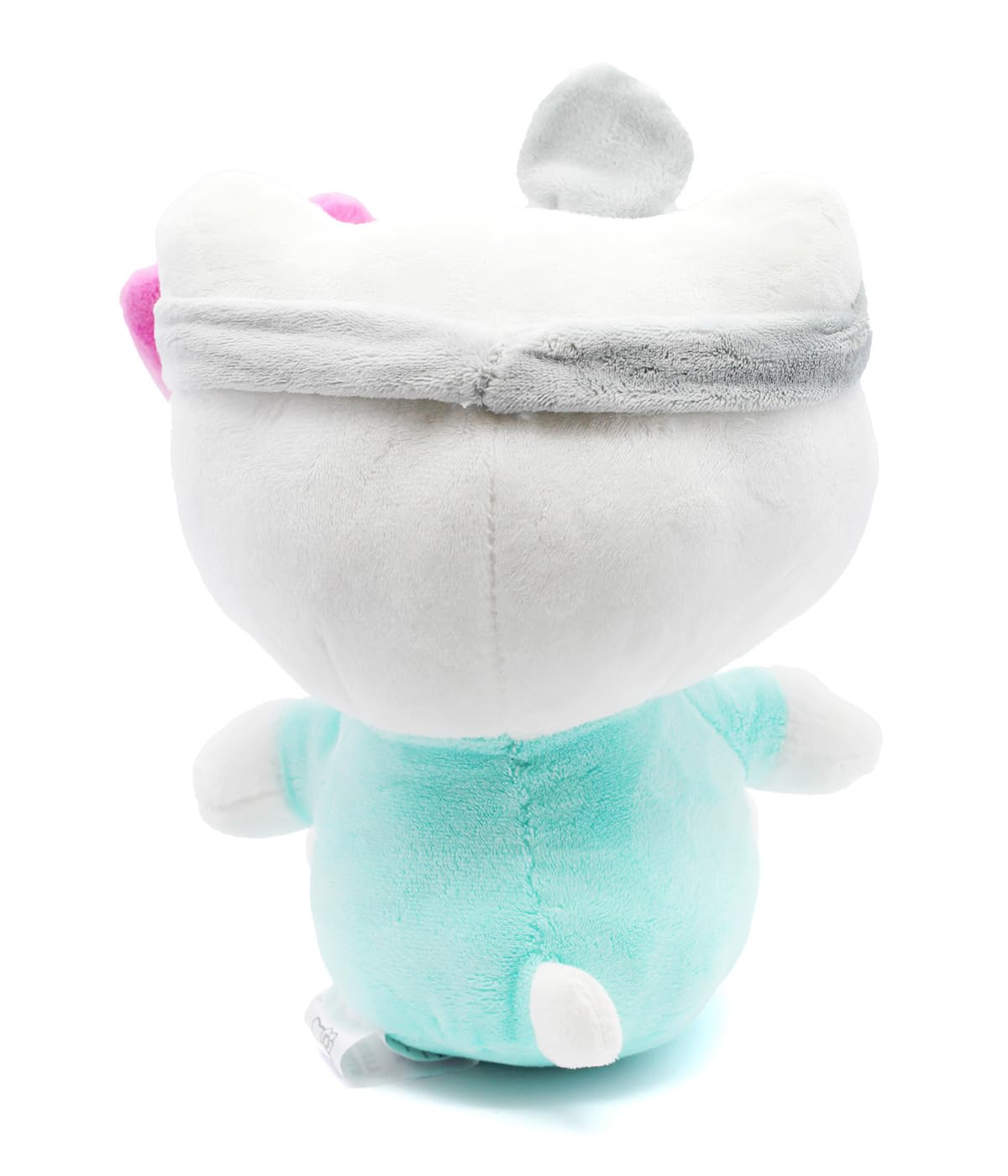 Hello Kitty Doctor Eco Plush 24 cm w kartonowych torebkach wielokrotnego użytku – plusz jest wykonany w 100% z butelek PET pochodzących z recyklingu