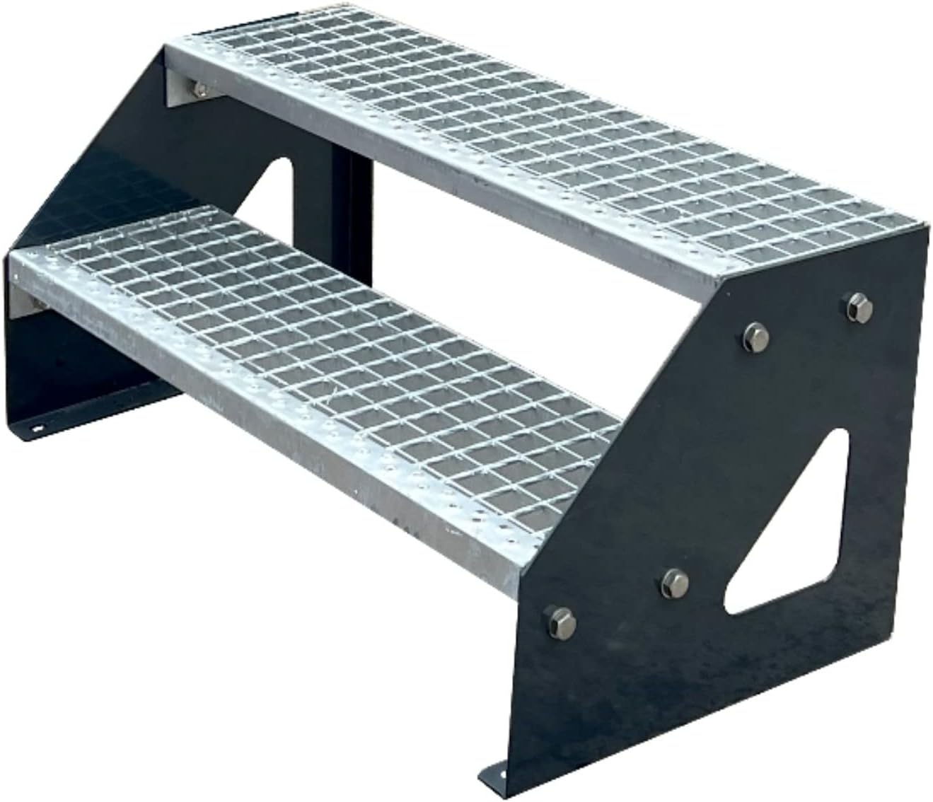 Denox 600.061 Treteimer Grau – 80 Liter, 73,5x49x41,5 Cm – Stabiler Mülleimer Für Küche & Hof