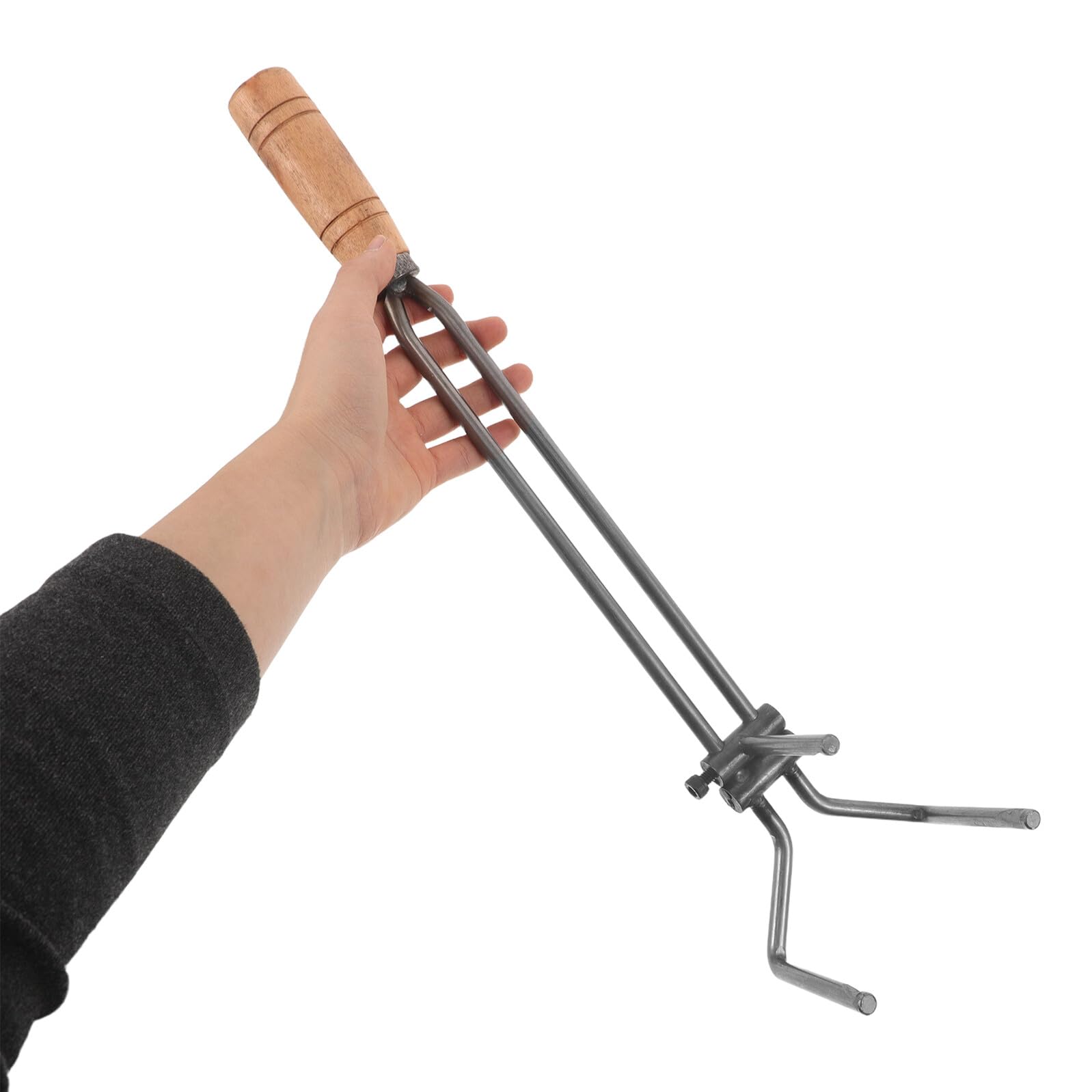 Pinzas para Crisol de Acero al Carbono 43 Cm, Herramienta para Fundir Oro y Plata, Aptas para Hornos de Fundición en Joyería, Pinzas de Fuego Resistentes a Altas Temperaturas