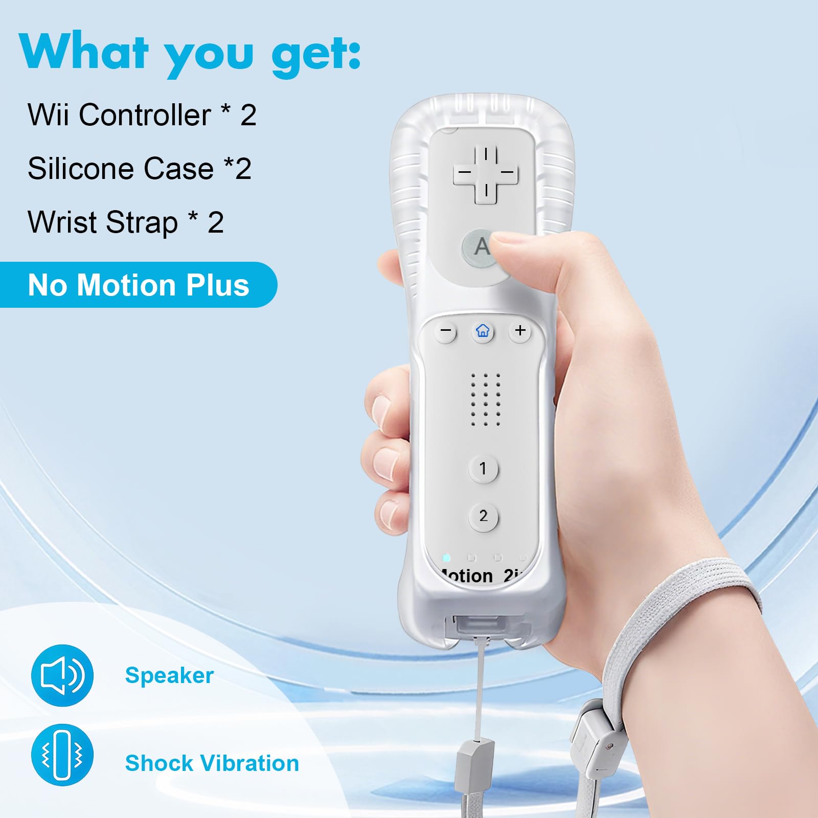 Amazon.com: Covanm 2 Pack Wii Remote Controller with Motion Plus