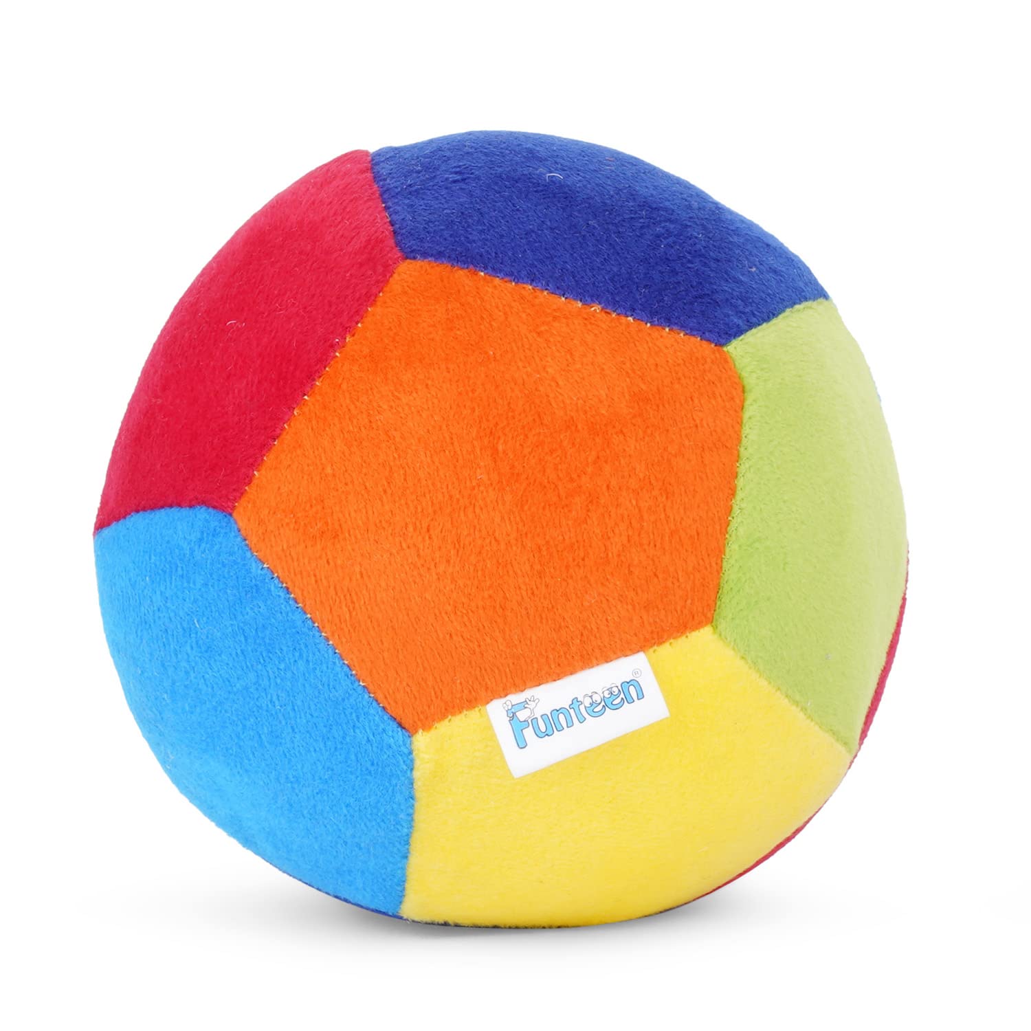 Funteen Non-Toxic, Stuffed Soft Play Ball Soft Toy with Rattle Sound for Infants (Small) - 11 cm (11 C.M, Pack of 1) (B09F6XQLQF) Amazon Price History, Amazon Price Tracker