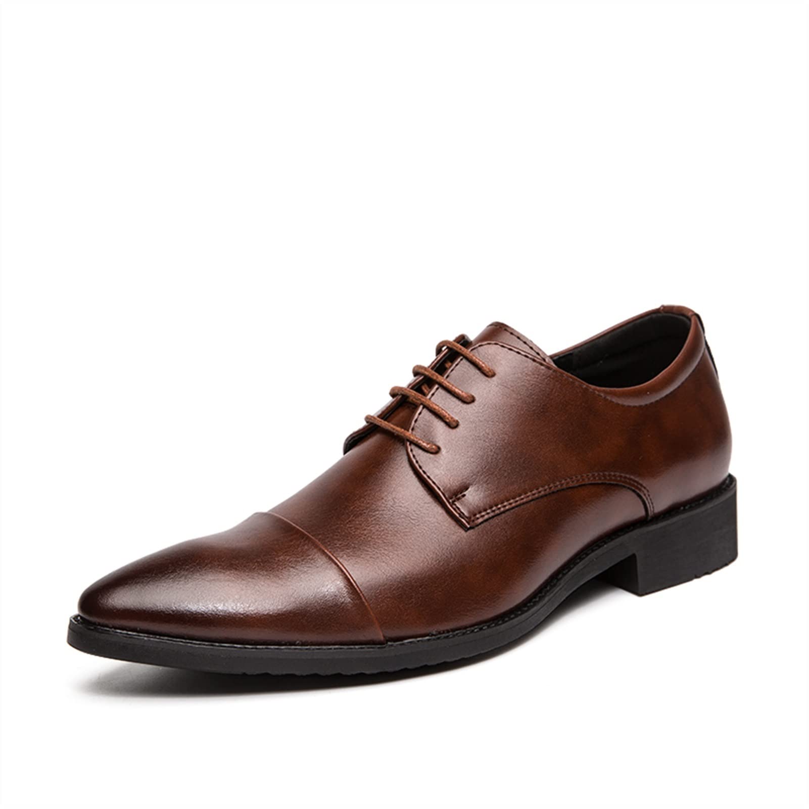 Amazon.com: EVSER Dress Oxford for Men Lace Up Pointed Toe  display picture 1