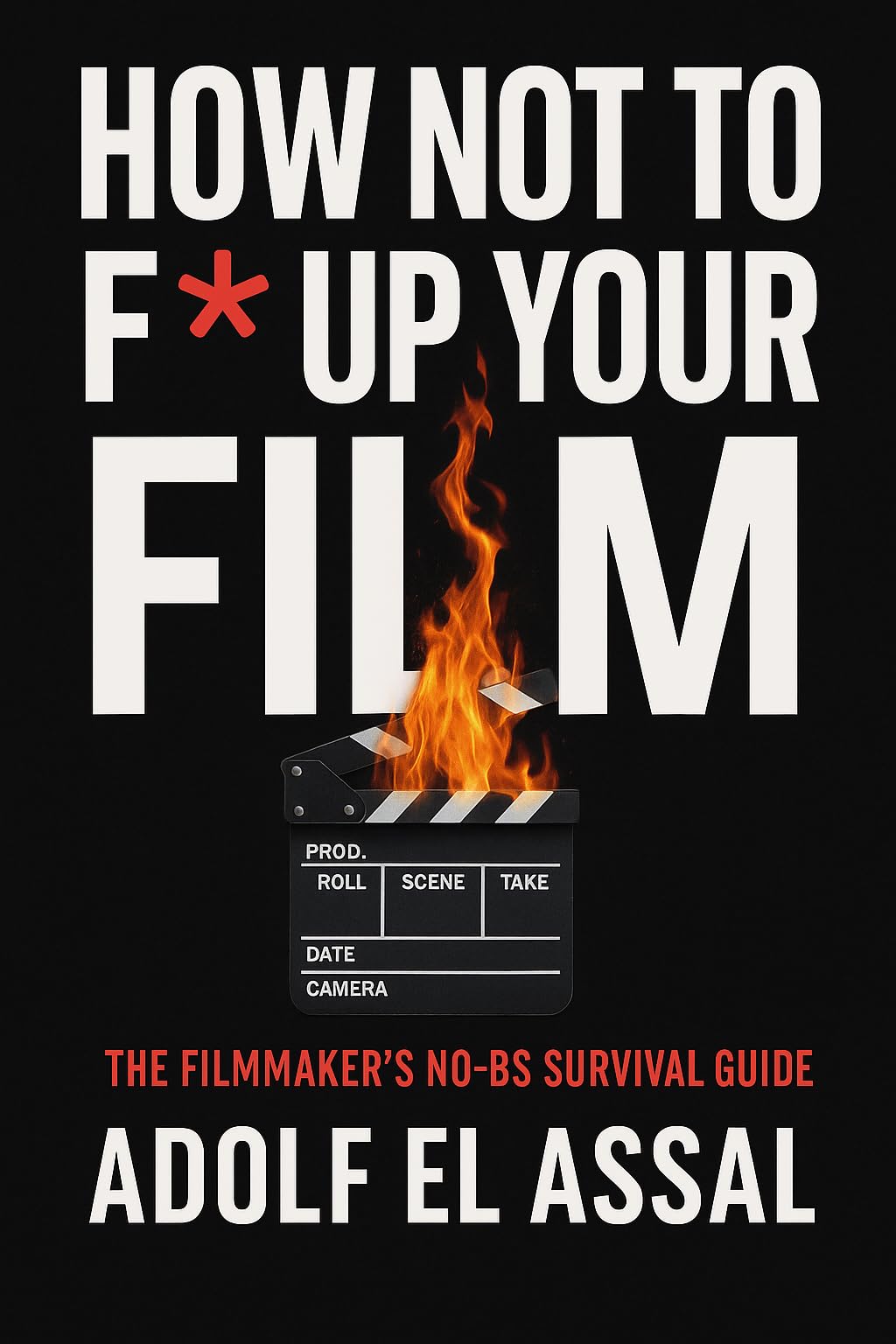 Guide How Not To F* Up Your Film livre de cinéma anglais pour réaliser un film sans budget