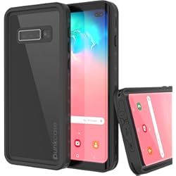 PunkCase Funda impermeable S10 Plus [Serie StudStar] [Ajuste delgado] [Certificado IP68] [A prueba de golpes] [a prueba de suciedad] [a prueba de nieve] Funda de armadura compatible con Samsung Galaxy