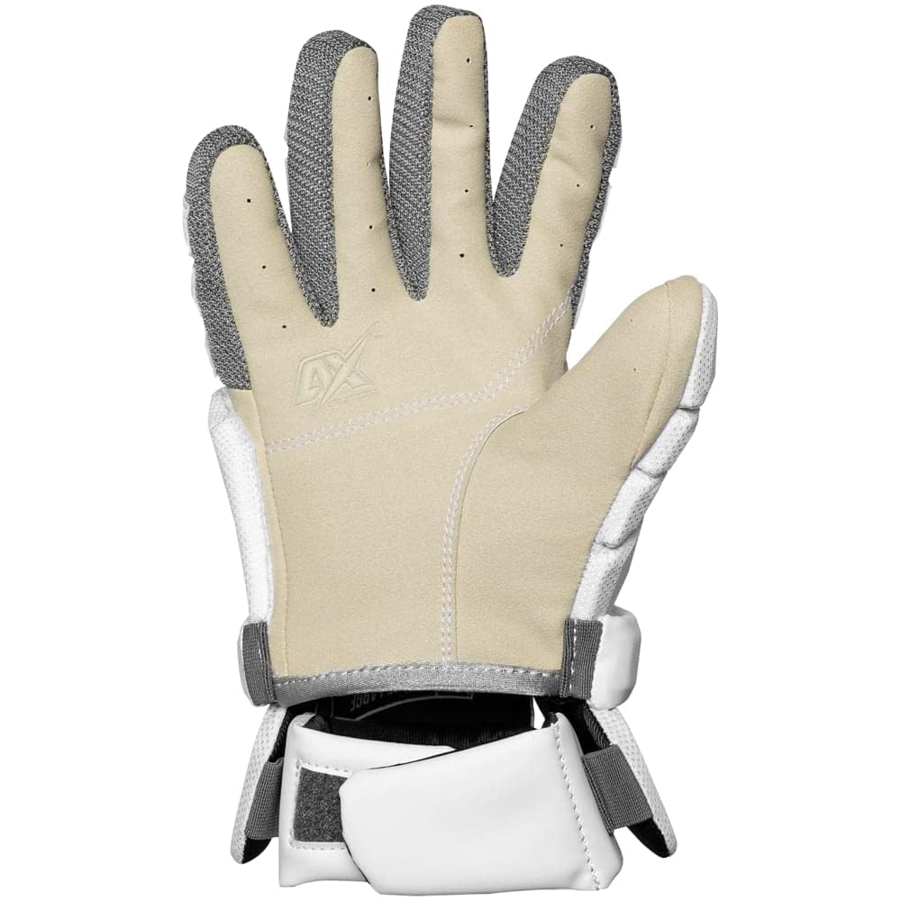 Warrior Evo Lite Lacrosse Gloves, White (Large, 13