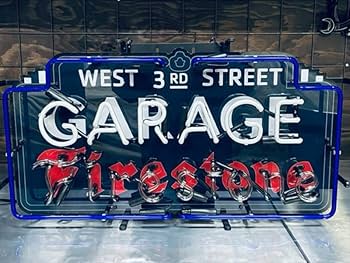 Amazon.co.jp: ファイヤーストーン ネオン 看板 ネオンサイン