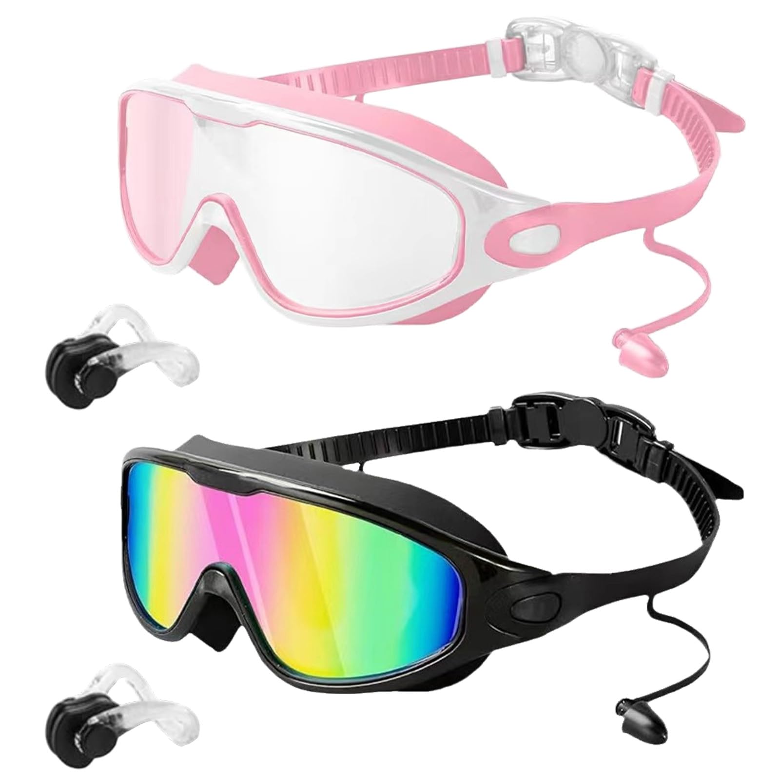 My Cool Summer Goggles, Clip On Goggles, No Leaking Swim Glasses for Men Women Youth (H) — image 1
