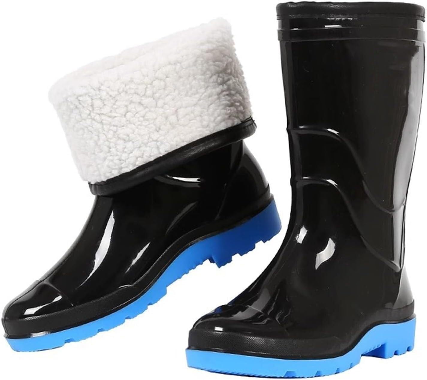Fishing Pants 30cm Knee Mens Fishing Hipster Winter Warm Outdoor Farm Rain Boots