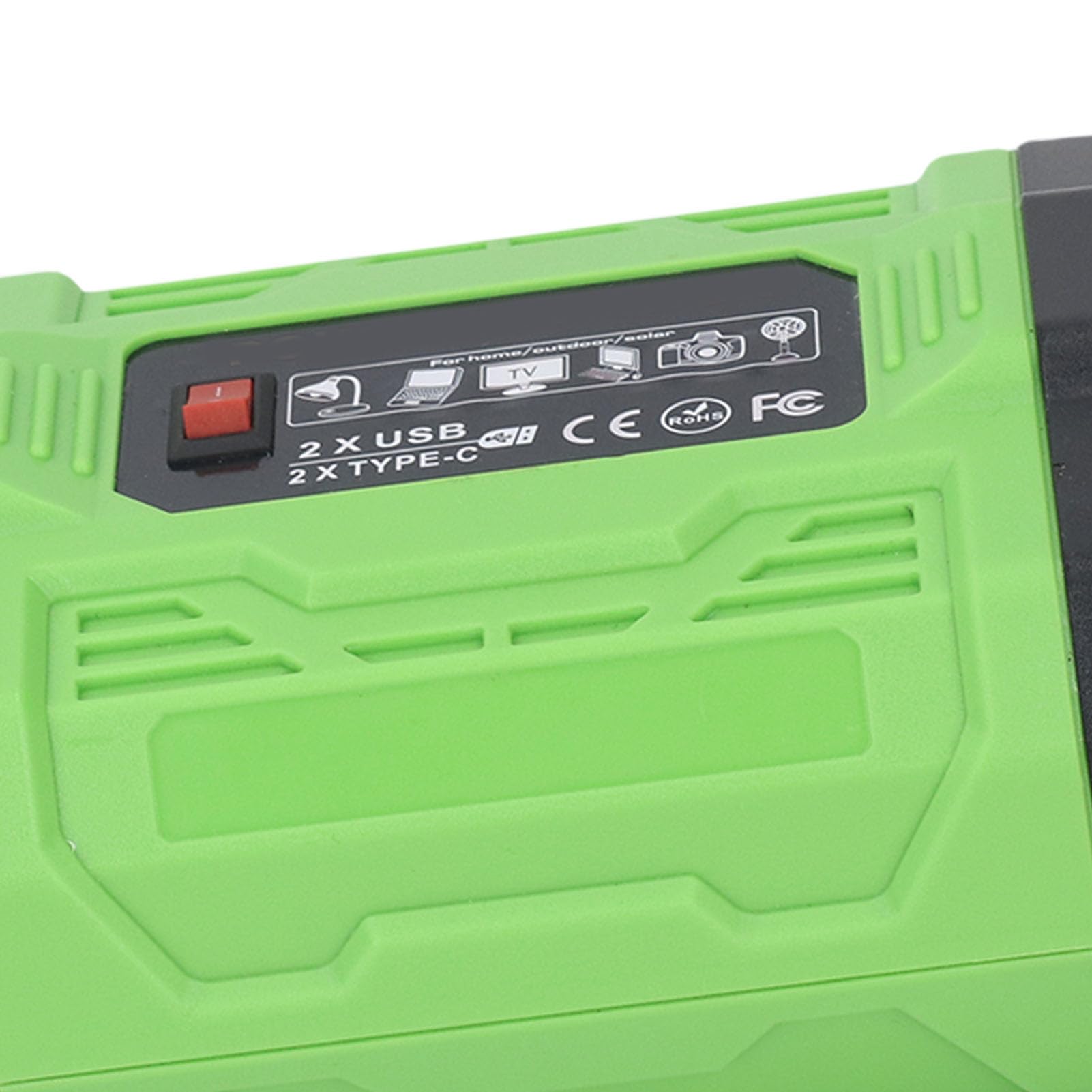 Mingzhe 200W Car Adapter Inverter with 2 USB and 2 Type C Ports for