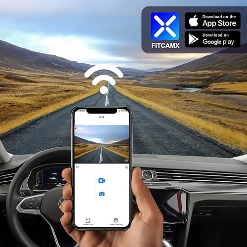 Miniatura 9 de Fitcamx Cámara de tablero delantera 4K  trasera 1080P adecuada para VW Arteon 2019 2020 2021 2022 2023 S SE SEL estilo de fábrica OEM video UHD de 2