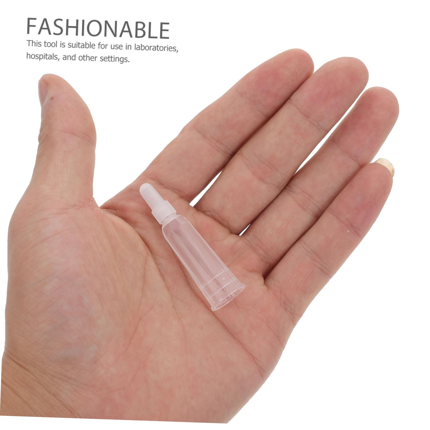 Apribottiglie Per Fiale 2Ml Trasparente Tpe Leggero Portatile Protezione Dita Contagocce Dosatore