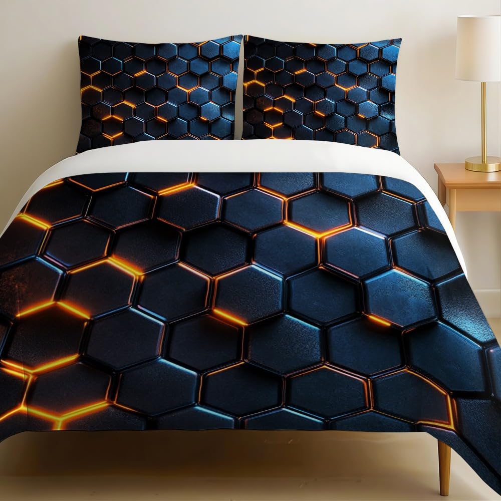 Housse de couette 220x240 géométrique pour illuminer la chambre