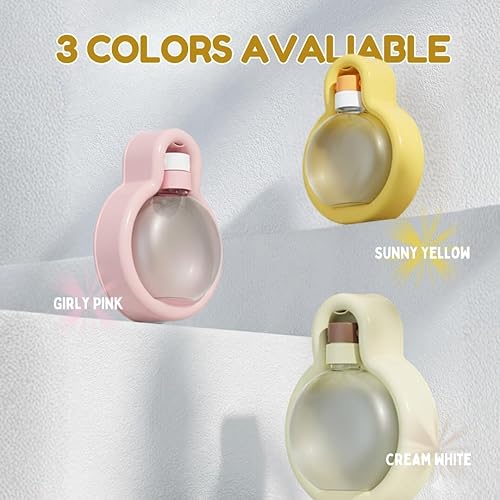 Miniatura 7 de Botella de agua portátil para perros y mascotas para caminar, dispensador de agua de 11 onzas sin BPA, diseño antivuelco a prueba de fugas, cuenco