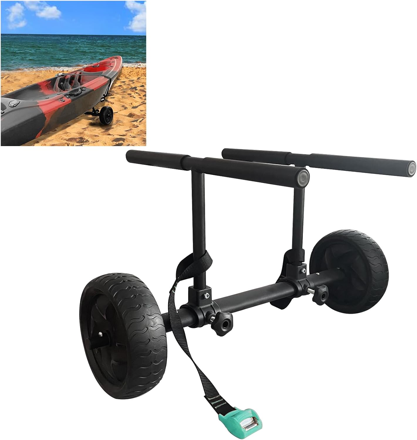 Kayak Cart Trolley Kayak Cart Dolly Foldable for Carring Kayaks Canoes Boat Trolley Silver+Black+Orange Kayak Cart Trolley Kayak Cart Dolly Foldable for Carring Kayaks Canoes Boat Trolley Silver+Black+Orange