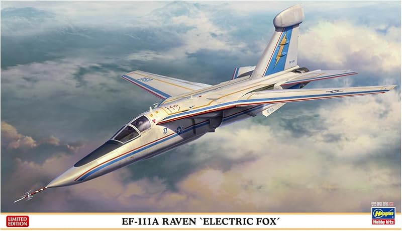 Hasegawa 1/72 USA EF-111A Raven Electric Fox Plástico Modelo 02483 (Avión)