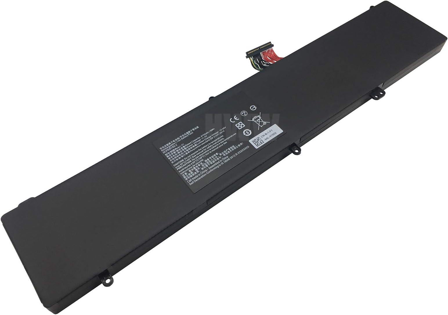 K KYUER New 11.4V 99Wh 8700mAh F1 Battery Compatible with Razer Blade Pro 17.3'' 4K i7-7820HK RZ09-0166 RZ09-01663E52 Series