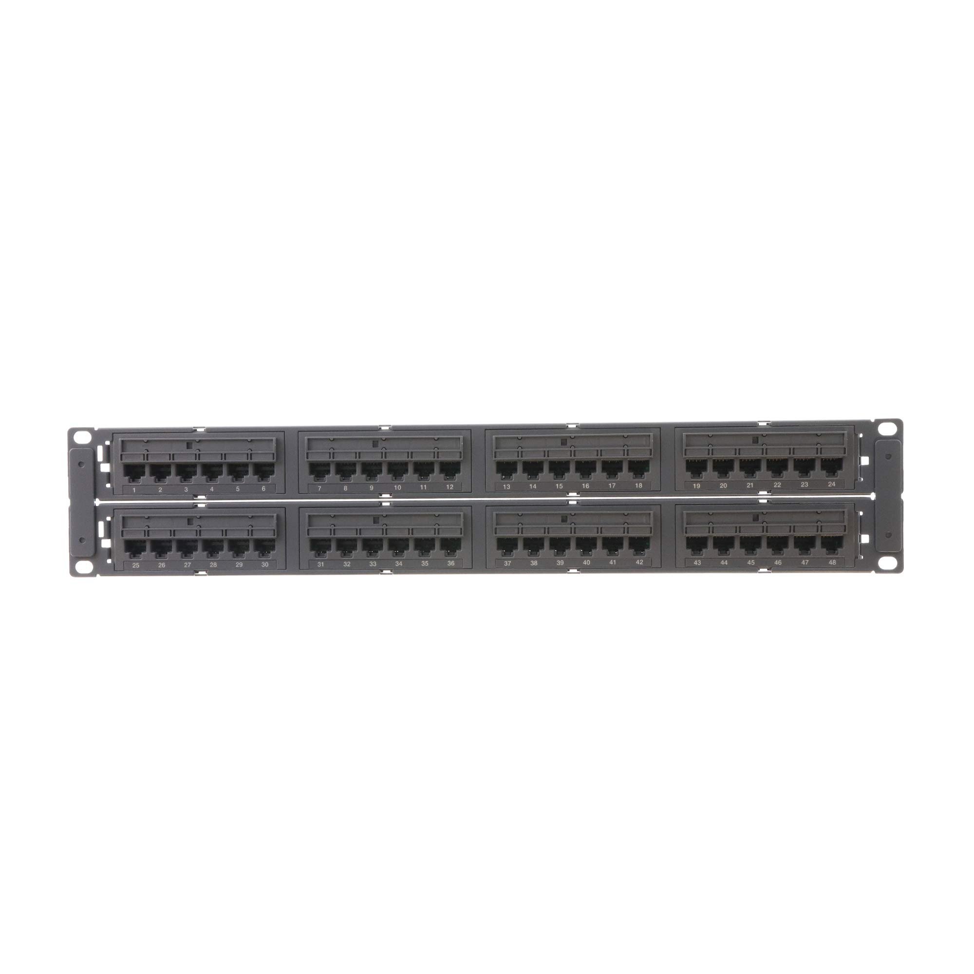 Commscope360-IPR-1100-E-GS6-2U-48 760152595 GigaSpeed X10D CAT6A Patch Panel, 48-Port