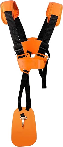 Harnais d'épaule pour débroussailleuse STIHL série FS et KM, sangle nylon réglable, crochet métal