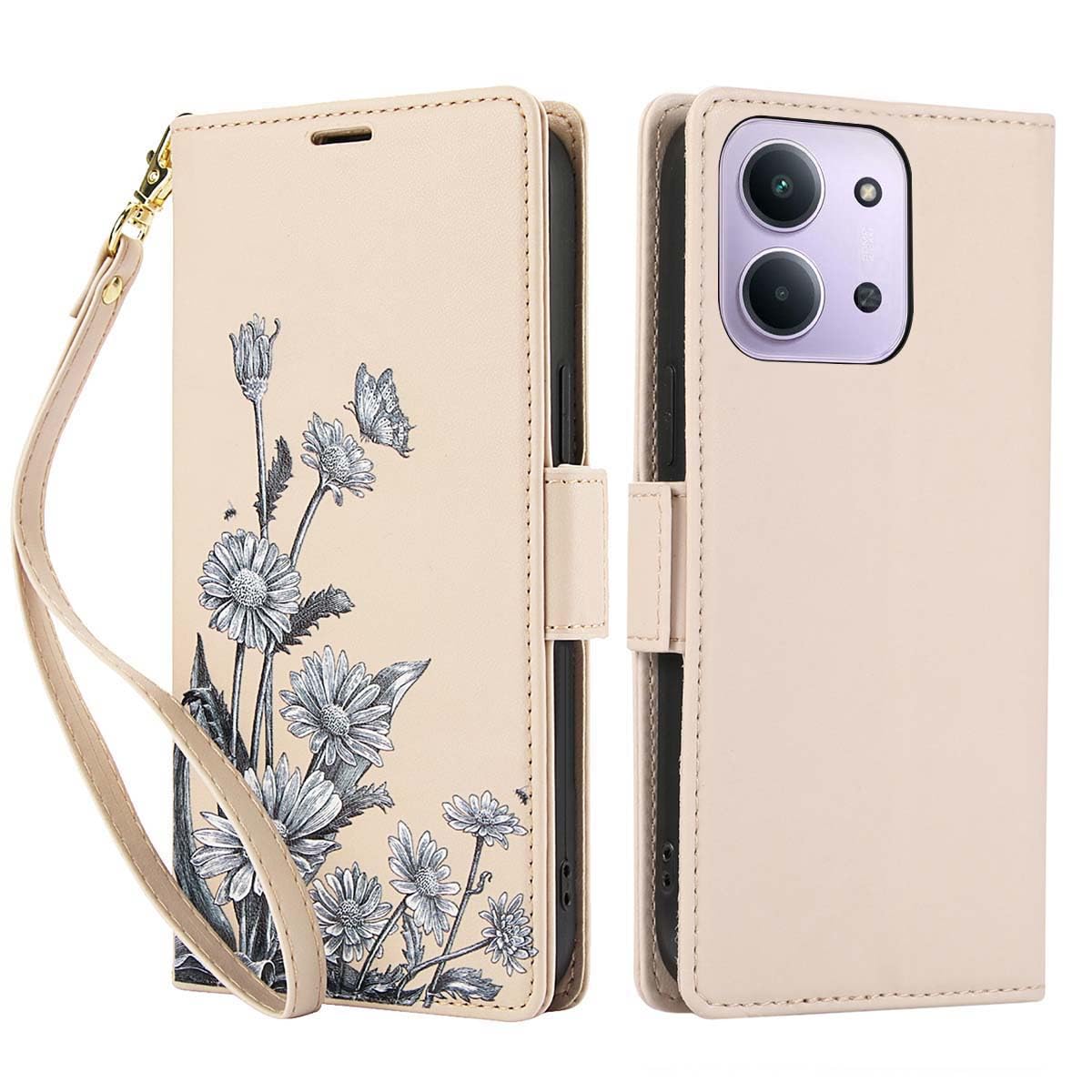 Xiaomi Redmi 15C Custodia a portafoglio con supporto - Blu