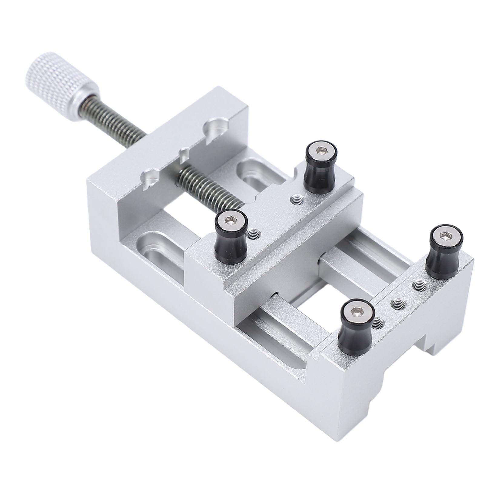 Generic Mini étau de Précision à Pince Plate pour la Fabrication de Bijoux et L'artisanat de Modèles, Plage de 0 à 47 Mm, avec Mâchoires Souples en Caoutchouc pour les Amateurs et les Professionnels