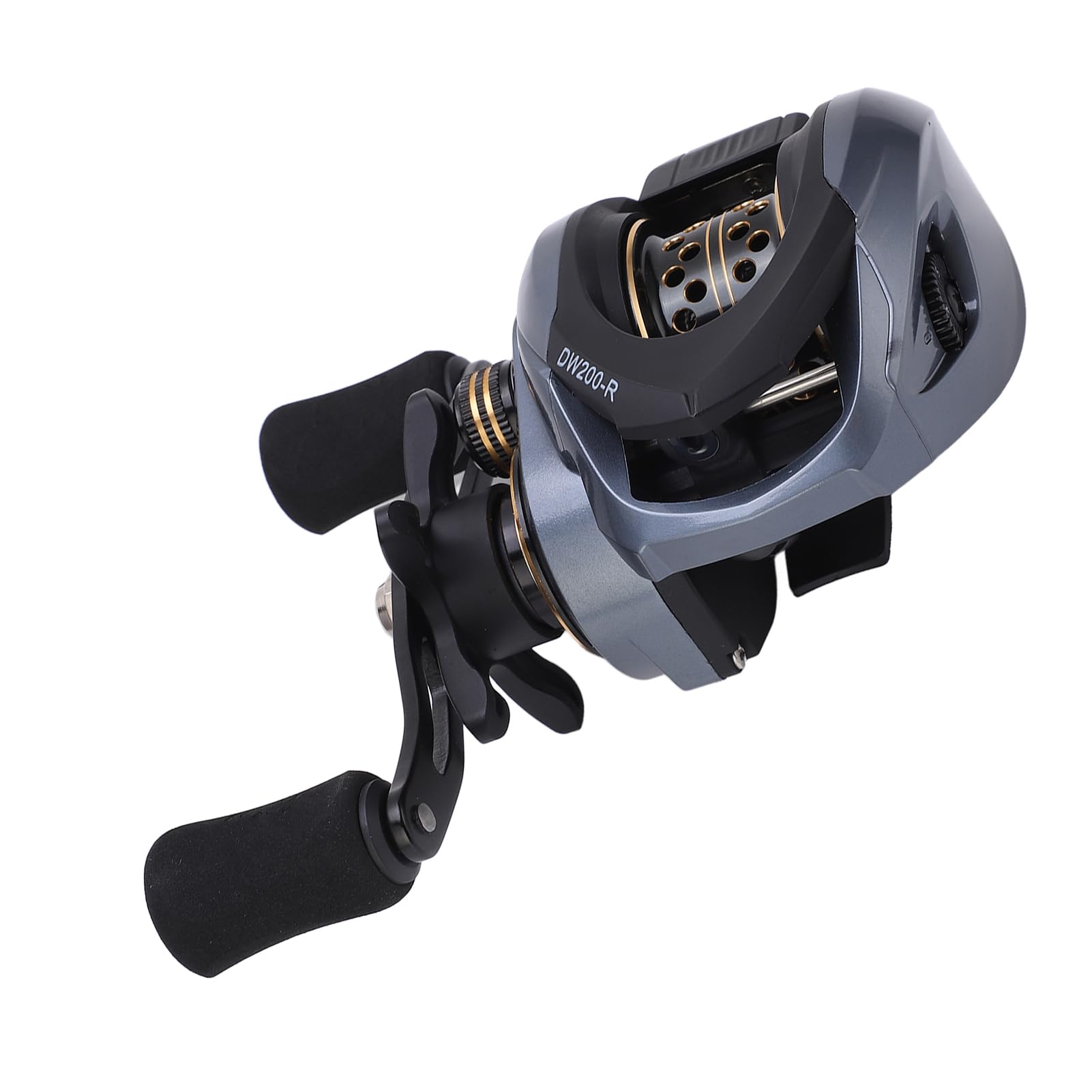 Tbest Mulinello da Lancio Left Hand 7.2:1 Rapporto, Bobina, per Pesca | 18+1 Bearings, Dual Brake Systems, Lure Fishing, Freshwater Saltwater Use