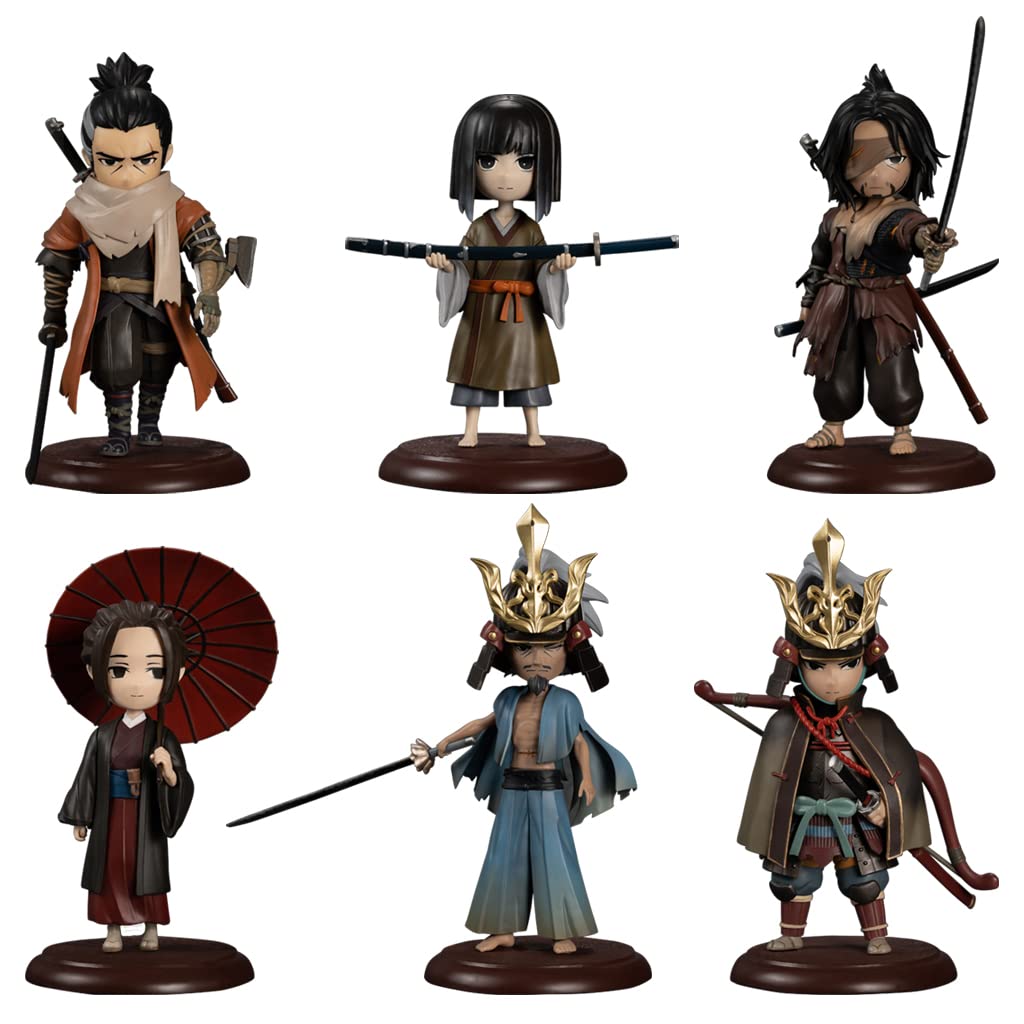 絵夢トイズ SEKIRO: Shadows Die Twice デフォルメフィギュア 全高約110mm ノンスケール PVC・ABS製 塗装済み  完成品 フィギュア 全6種入 BOX