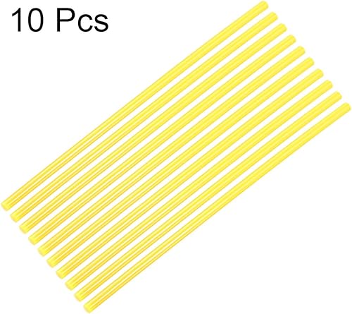 Vista 30 de uxcell 10 barras de pegamento caliente para pistola de pegamento de 7/16 pulgadas x 10 pulgadas Mini pegamento adhesivo de fusión en caliente palo