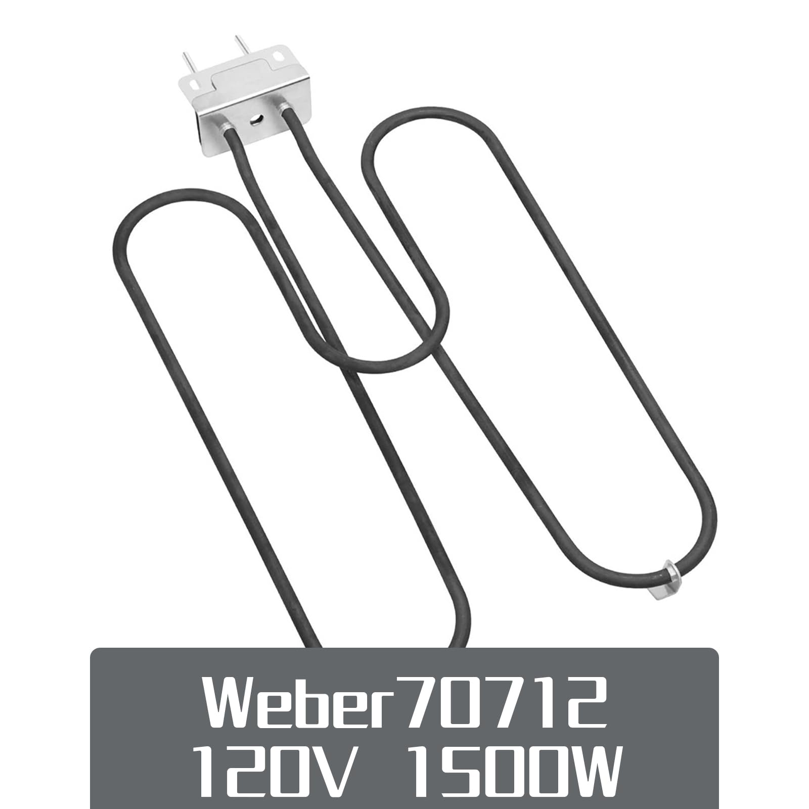 Kingsea 66816 ELEMENTI Riscaldanti per Barbecue Compatibile con Weber Q2400 Q240 55020001 Gril,230 V,2200 W