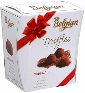 The Belgian Chocolate Group, Original Fancy Truffles, 7.0-Ounce Boxes (Pack of 3)