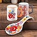 The Pioneer Woman Flea Market Stoneware Floral Spoon Rest & Salt And Pepper Set (1)