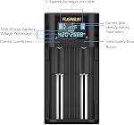 21750 21700 Chargeur de batterie,LCD Intelligent 18650 Chargeur de batterie 21750 21700 Chargeur pour 18650 20700 22700 26650 26700 16340 (RCR123) 17500 17650 17670 Batterie rechargeable avec PCB Conseil de protection