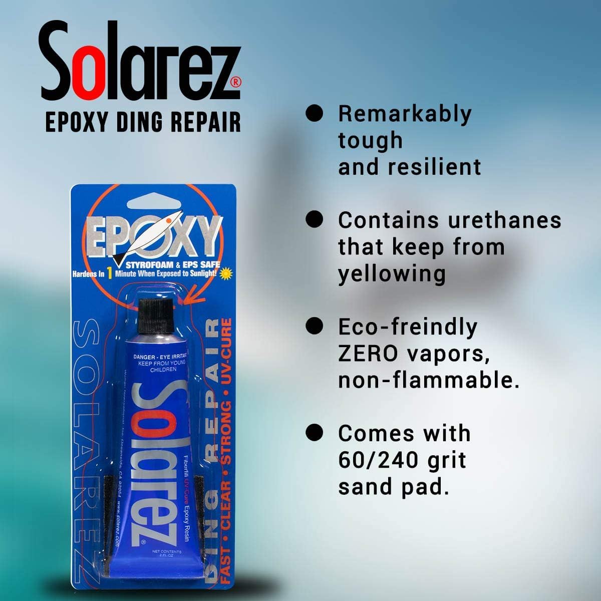 Solarez EPOXY Ding Repair Tube 14.75 ml