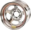 Bassett 58A52IC 15X8 Inertia 5x5 2 BS IMCA Chrome Wheel