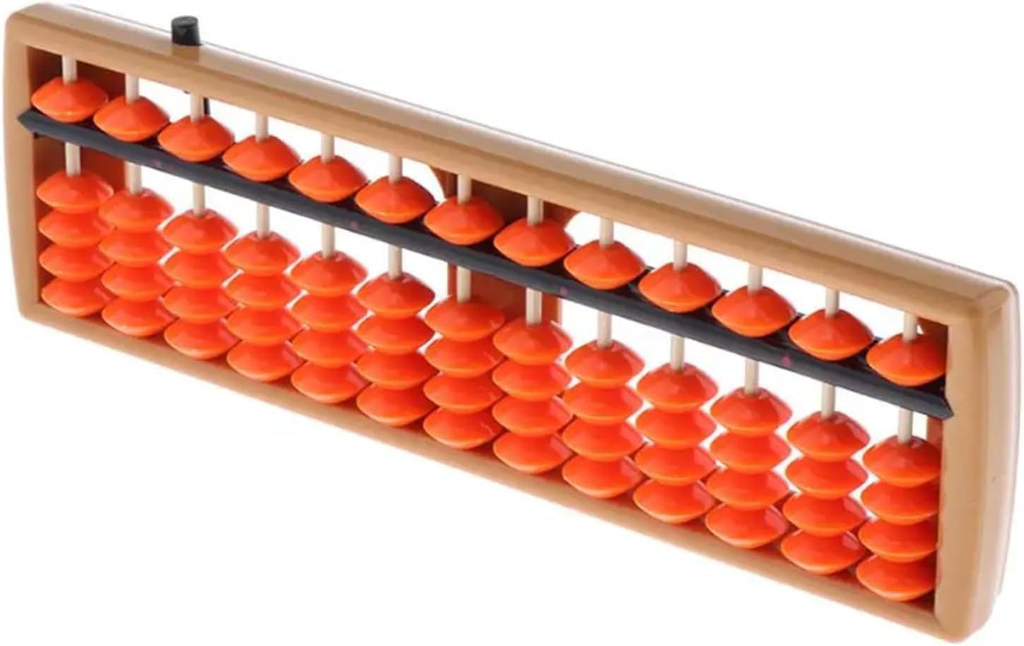 Chinese Abacus,Abacus, 13 Rods Plastic Abacus Chinese Japanese Calculator Counting Tool for Educational Gifts School Office Calculation Tool