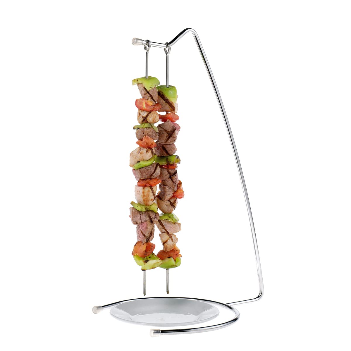 Louis Tellier - Porte-Brochettes 2 Places en INOX - pour Présentation et Flambage - Qualité Supérieure - Marque Française