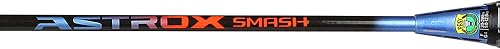 Miniatura 4 de YONEX ASTROX Smash Raqueta de bádminton de grafito con cubierta completa, G5 (negro azul hielo)