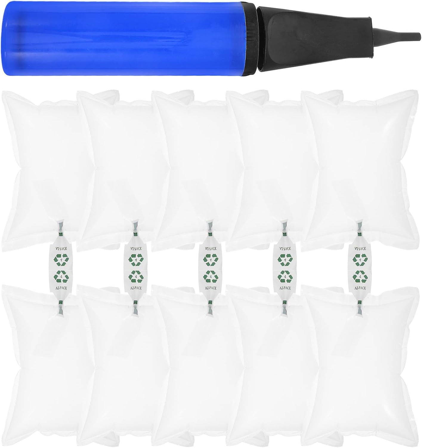 SEWACC Inflatable Air Bags Packaging Pillows 20x15cm 100pcs One Random Color Air Pump for Shipping Packing Cushioning and Multi-use Protective Filling