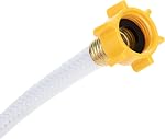 Camco TastePURE 10’ Tuyau d'eau potable Campeur/VAR - Eau potable certifiée sûre - Caractéristiques renforcées PVC Conception avec raccords de soutien-gorge & Connecteur femme pivotant - 1/2-Inch ID (22743)