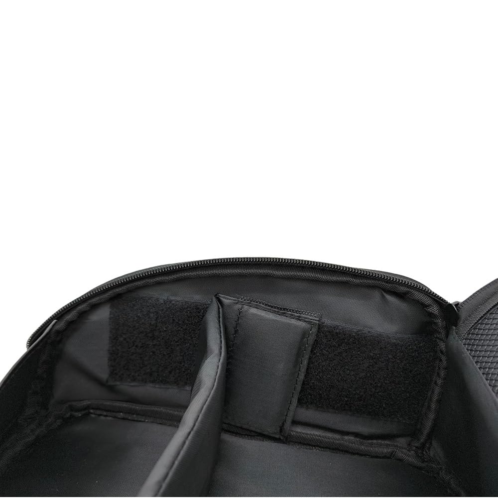 Borsa da serbatoio universale per moto, borsa da serbatoio per carburante con forte magnete borsa da sella a doppio scopo borsa a tracolla in pelle PU