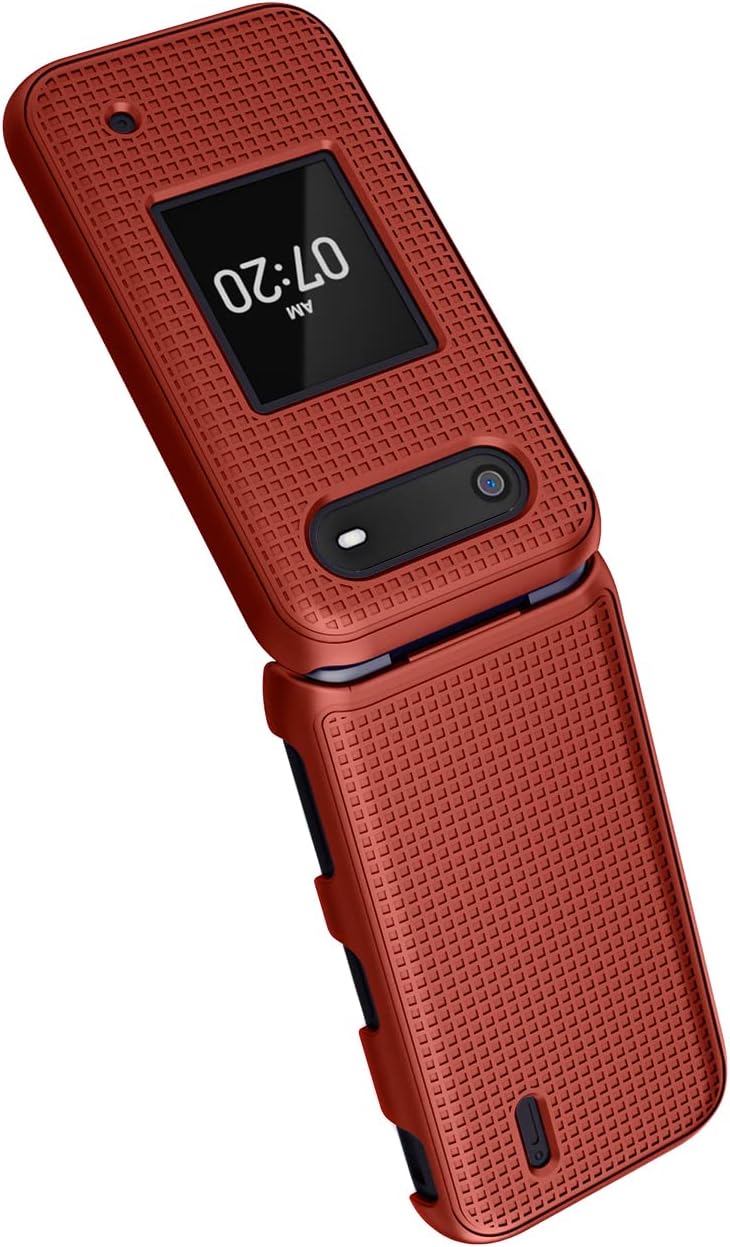 Nakedcellphone Grid Series for Nokia 2760 2780 Flip Phone Case - Red image 5