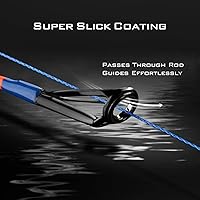 Vista 3 de KastKing Hilo de pescar trenzado superpotente –Sedales trenzados resistentes a la abrasión –Superlínea increíble – Cero estiramiento – Pequeño