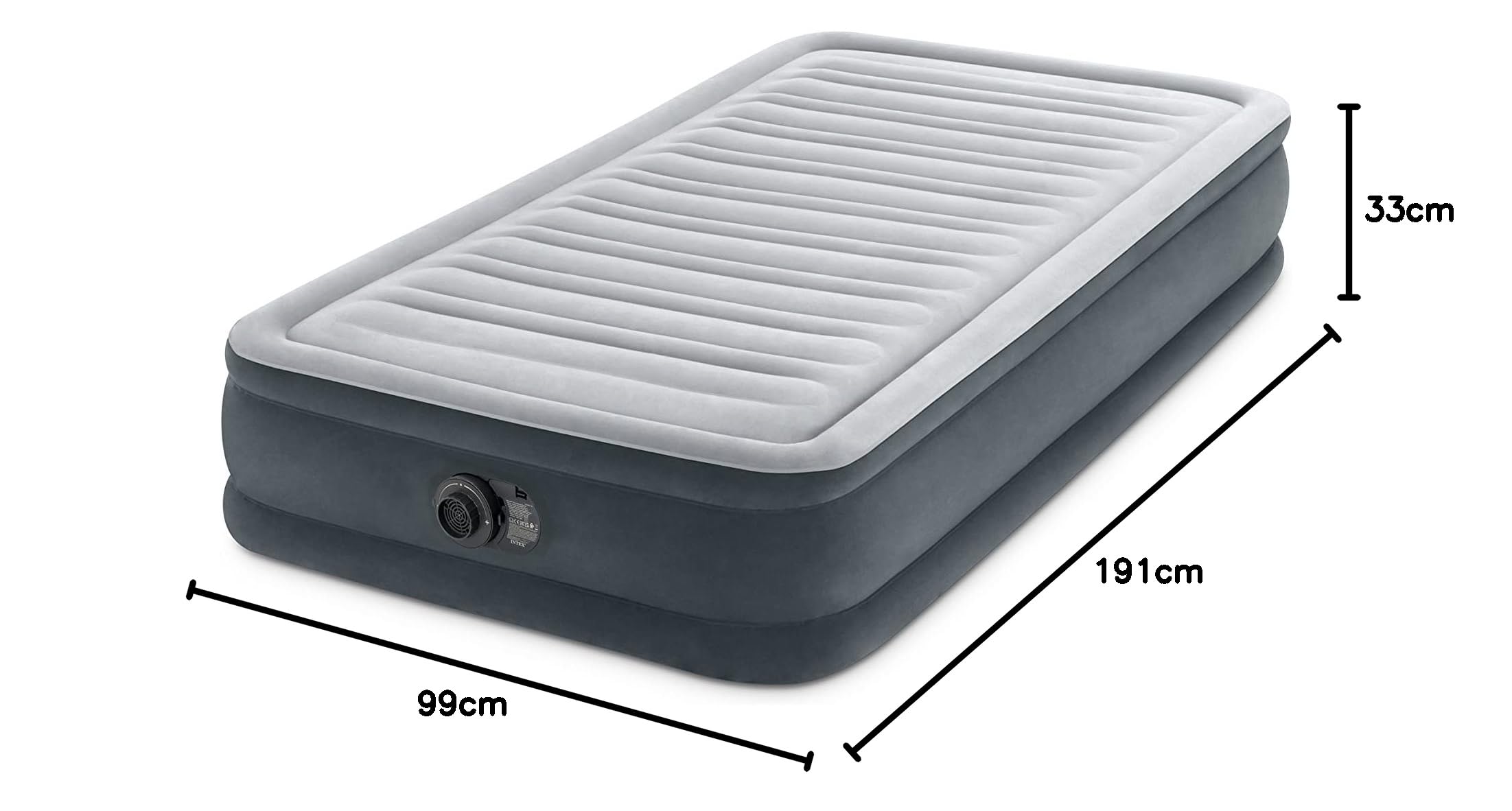 Intex - 67766ND - Lit D'Appoint Comfort Plush - Électrique 1 Pers